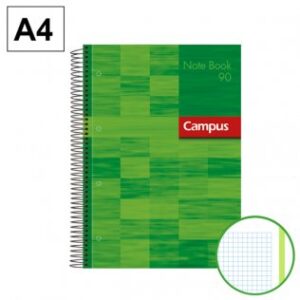 BLOC MICRO A4 CAMPUS CART.80H.90gr.CN VERDE