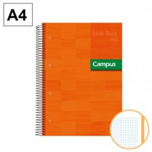 BLOC MICRO A4 CAMPUS CART.80H.90gr.CN NARANJA