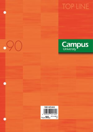 RECAMB.A4 4A.90gr 100h CAMPUS CUADR 5x5 NARAJ