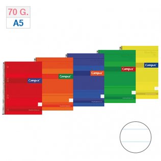 BLOC MICRO A5 CAMPUS FORRADO 160H.70gr.HN