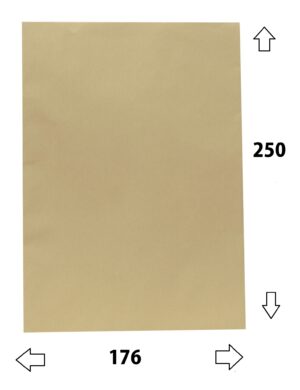 BOLSA 178x254-B5 C/250 ADHESIVA KRAFT