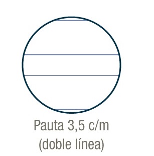 BLOC ESP.T.NORMAL A4 80 H.60gr.PAUTA 3,5 - Imagen 2