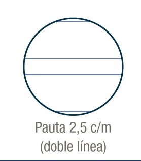 BLOC ESP.TAPA DURA A4 80H.60gr.PAUTA 2,5 ESTR - Imagen 2