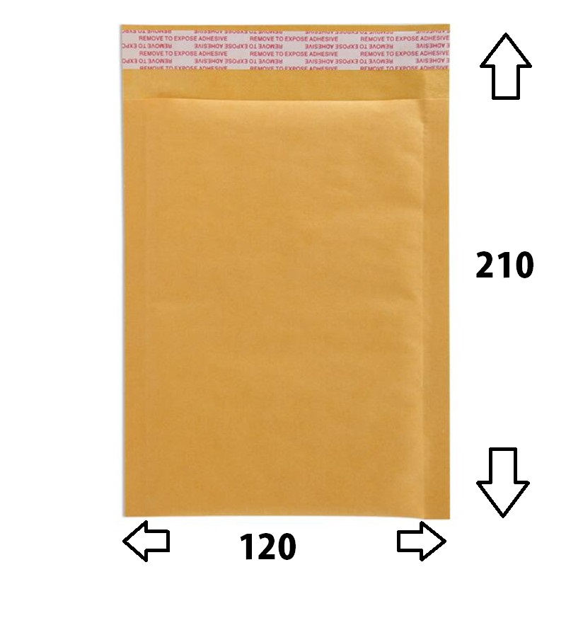 BOLSA BURBUJA KRAFT P/10-12X21 Nº 2 AK12 B00