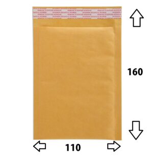 BOLSA BURBUJA KRAFT P/10-11X16 Nº 1 AK11 A000