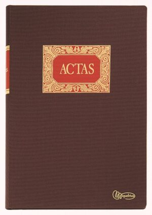 LIBRO ENCOLADO Fº 100H. ACTAS