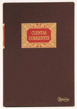 LIBRO ENCOLADO Fº 100H. CUENTAS CTES.NAT.