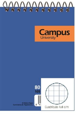 BLOC ESPIRAL 2/80 60gr.C/APAISADO*12/80 H.