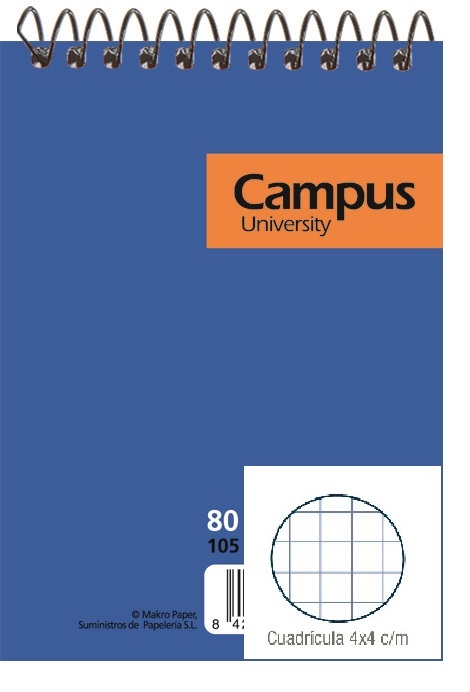 BLOC ESPIRAL 3/80 60gr.C/APAISADO* 8/80 H.