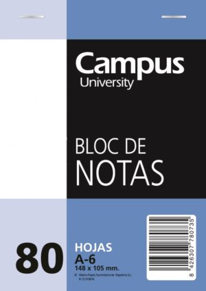 BLOC PERFORADO A6 LIS 80h