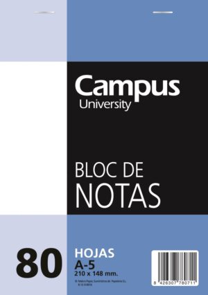 BLOC PERFORADO A5 LIS 80h