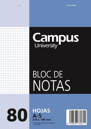 BLOC PERFORADO A5 CUA 80 h