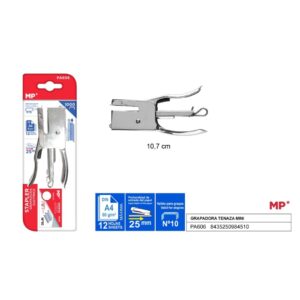 GRAPADORA TENAZA MINI MP.+ GRAPAS Nº10
