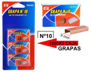 BLT/ 3 CAJAS GRAPAS Nº 10 MP