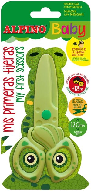 BLT/ 1 TIJERA PLASTICO ALPINO BABY 120mm +18m