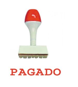 SELLO MANUAL IMPRESION-PAGADO
