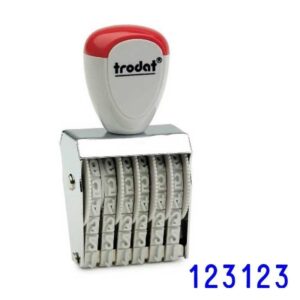 NUMERADOR 4 mm. 6 BANDAS /BLISTER
