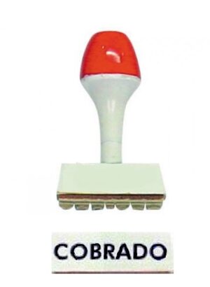 SELLO MANUAL IMPRESION-COBRADO
