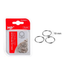 ANILLAS METAL BISAGRA 19mm. MP  B/8