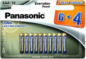 PILA LR03 AAA ALCAL.BLT/6+4 PANASONIC