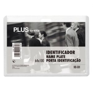 PORTANOMBRES 100x 64 NB-BH RIGIDO HORIZ.C/50