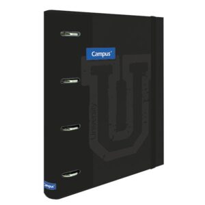 CARPETA SOFT.A4 4A.40 C/REC.CAMPUS NEGRO