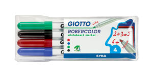 ROTULADOR PIZARRA GIOTTO  FINO BOLSA/4 SURT.