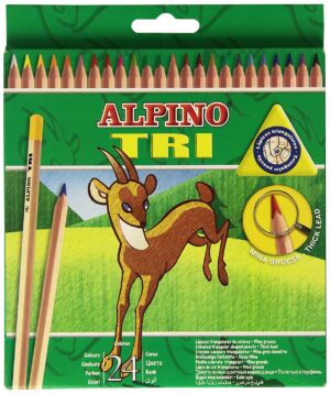 PINTURA LAPIZ ALPINO TRI 24 COLORES