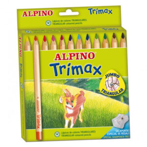 PINTURA LAPIZ ALPINO TRIMAX 12 COLORES