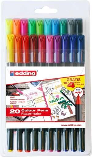 ROTULADOR EDDING Nº1200 BLT/16+4 Col