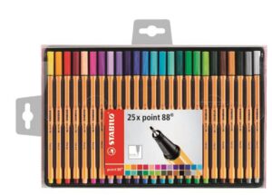 ROTULADORES STABILO POINT 88 FINELINER 25 Col