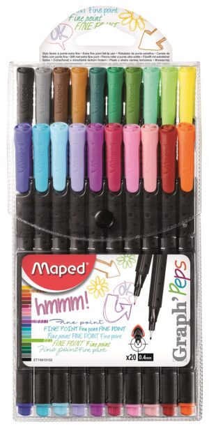 ROTULADOR MAPED GRAPH PEPS 20 Col