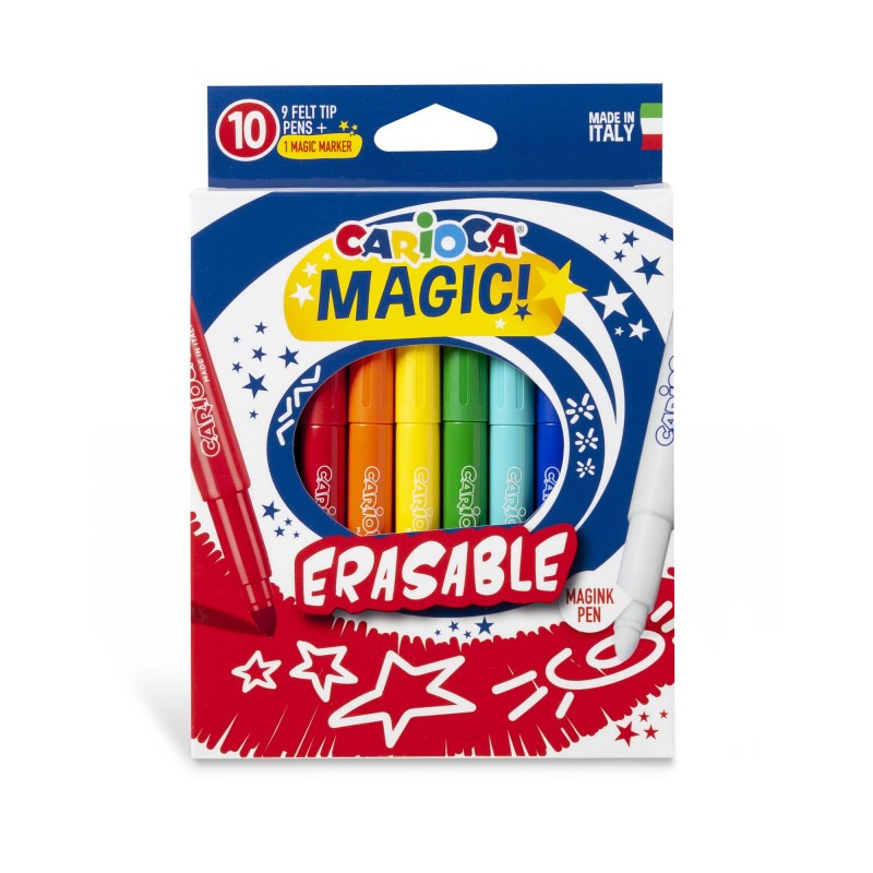 ROTULADOR CARIOCA MAGIC. 10 BORRABLE