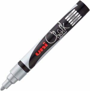 ROTULADOR TIZA LIQ.UNI CHALK FINO 1,8-2,5mm PLATA
