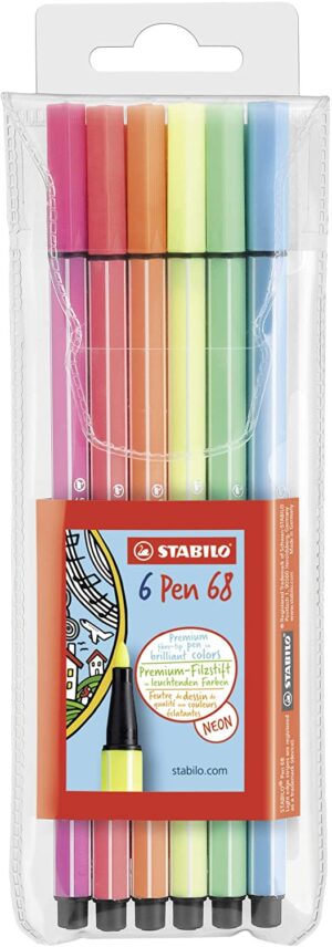 ROTUL.STABILO PEN 68 EST/ 8 PASTEL