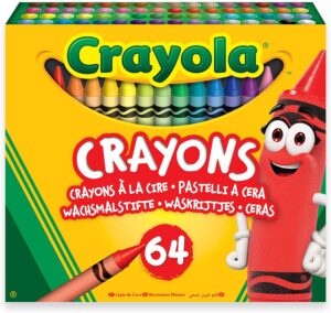 PINTURA CERA DURA CRAYOLA 64 COLORES DISTINTOS