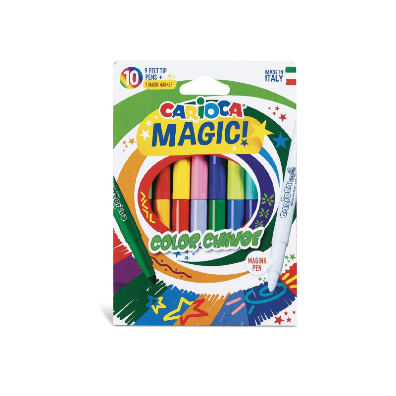 ROTULADOR CARIOCA MAGIC. 10 MAGIC MARKER