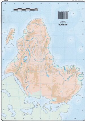 MAPA MUDO AFRICA FISICO