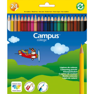 PINTURA LAPIZ CAMPUS RESINA 24 COL.