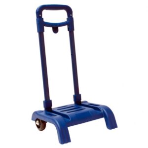 CARRITO PORTAMOCHILA PLEGABLE AZUL MAR