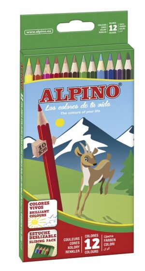 PINTURA LAPIZ ALPINO 12 LARGAS