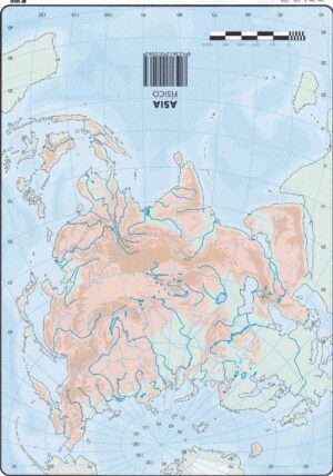 MAPA MUDO ASIA FISICO