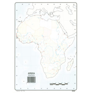 MAPA MUDO AFRICA POLITICO