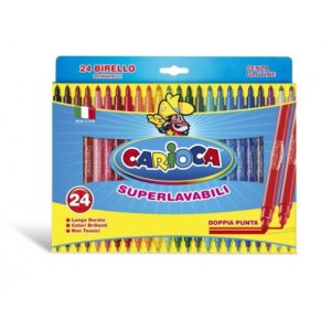 ROTULADOR CARIOCA BIRELLO DOBLE PUNTA 24 Col