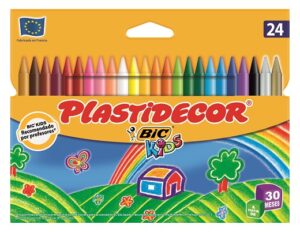 PINTURA CERA DURA PLASTIDECOR 24 COLORES