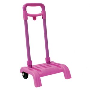 CARRITO PORTAMOCHILA PLEGABLE ROSA