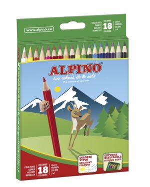 PINTURA LAPIZ ALPINO 18 LARGAS