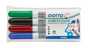 ROTULADOR PIZARRA GIOTTO  MEDIO BOLSA/4 SURT.