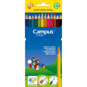 PINTURA LAPIZ CAMPUS RESINA 12 COL.