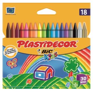 PINTURA CERA DURA PLASTIDECOR 18 COLORES